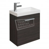 Wiesbaden Emma toiletmeubel 50x25x50 cm grijs eiken