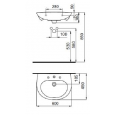 Plieger Smart (60x46cm) Wastafel Wit