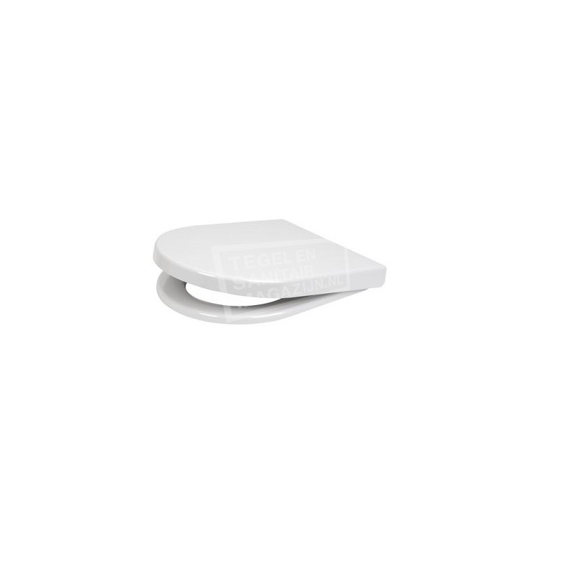 Plus & Compact sloft close closetzitting met deksel wit Plus & Compact sloft close closetzitting met deksel wit