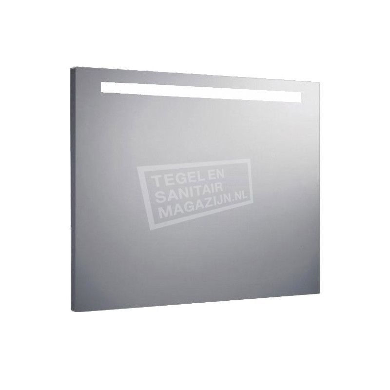 Sanilux Aluminium Spiegel Met Tl Verlichting 120 cm