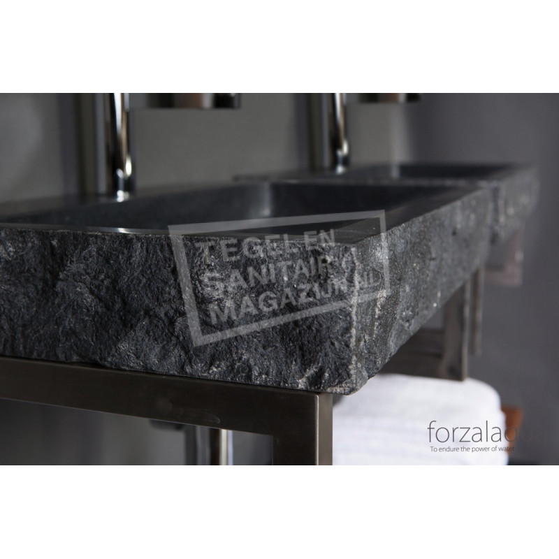 Forzalaqua Beugelset RVS Geborsteld 39,5x16x3 cm Incl. Bev. Mat. Forzalaqua Beugelset RVS Geborsteld 39,5x16x3 cm Incl. Bev. Mat.