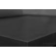 Forzalaqua Fresco Douchebak Vierkant Basalt Gezoet 90x90x5 cm Incl RVS Put