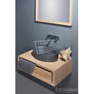 Forzalaqua Firenze Waskom Hardsteen Gezoet 50x35x12 cm