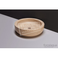 Forzalaqua Verona Waskom Travertin Gezoet dia. 40x12 cm