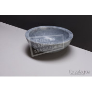 Forzalaqua Roma Waskom Cloudy Marmer Gezoet dia. 40x15 cm