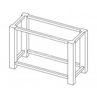 Forzalaqua Onderstel RVS Geborsteld 120x51x80 cm