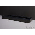 Forzalaqua Palermo Wastafel 100 cm Basalt Gebrand 100,5x51,5x9 cm 1 wasbak zonder kraangaten