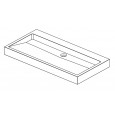 Forzalaqua Palermo Wastafel 100 cm Cloudy Marmer Gezoet 100,5x51,5x9 cm 1 wasbak zonder kraangaten