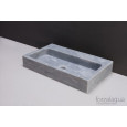 Forzalaqua Taranto Wastafel 50 cm Cloudy Marmer Gezoet 50x30x8 cm 1 wasbak zonder kraangaten