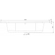 Whirlpool Bibury Napels Basis (145x145x44,5cm) Hoekbad Pneumatisch