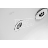 Whirlpool Bibury Milaan Combi Deluxe (145x145x45,4cm) Hoekbad Rond Elektronisch