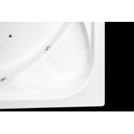 Whirlpool Bibury Milaan Combi Deluxe (145x145x45,4cm) Hoekbad Rond Elektronisch