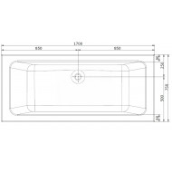 Whirlpool Bibury Rome Combi Deluxe (170x75x48cm) Elektronisch