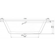 Whirlpool Bibury Rome Combi Deluxe (170x75x48cm) Elektronisch