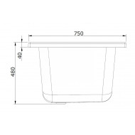 Whirlpool Bibury Rome Combi (170x75x48cm) Pneumatisch