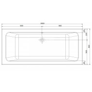 Whirlpool Bibury Rome Basis (180x80x49,5cm) Pneumatisch