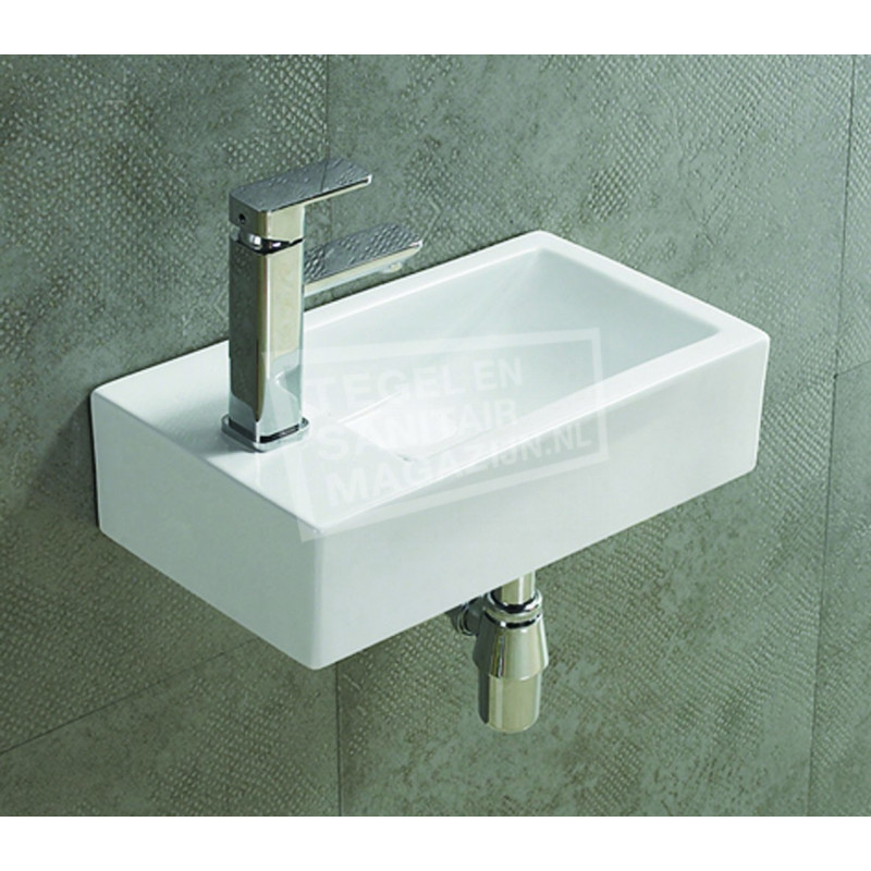 Sanilux Lavabo (45x25x12cm) Keramische fontein