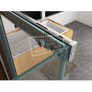 Wiesbaden Softclose (120x90x200 cm) douchecabine rechthoek 8mm NANO Anti-kalk