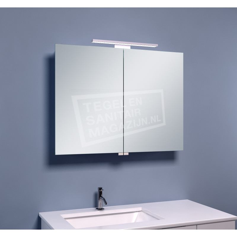 Schulz Large Luxe Spiegelkast met LED Verlichting (80x60x14 cm)