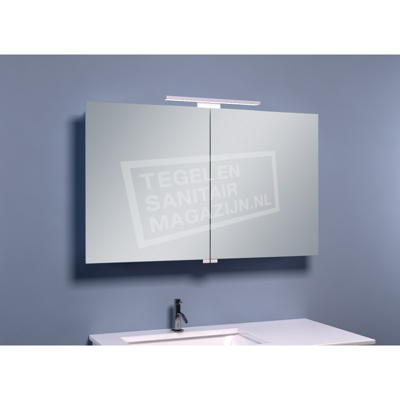 Schulz Large Luxe Spiegelkast met LED Verlichting (100x60x14 cm)