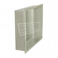 Sanilux Nicchia RVS Reserverolhouder (30x30x7 cm) voor Nis