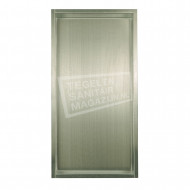 Sanilux Nicchia RVS Reserverolhouder (30x60x7 cm) voor Nis