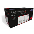 Best Design Ore One Pack Toilet Accessoires Set RVS Geborsteld