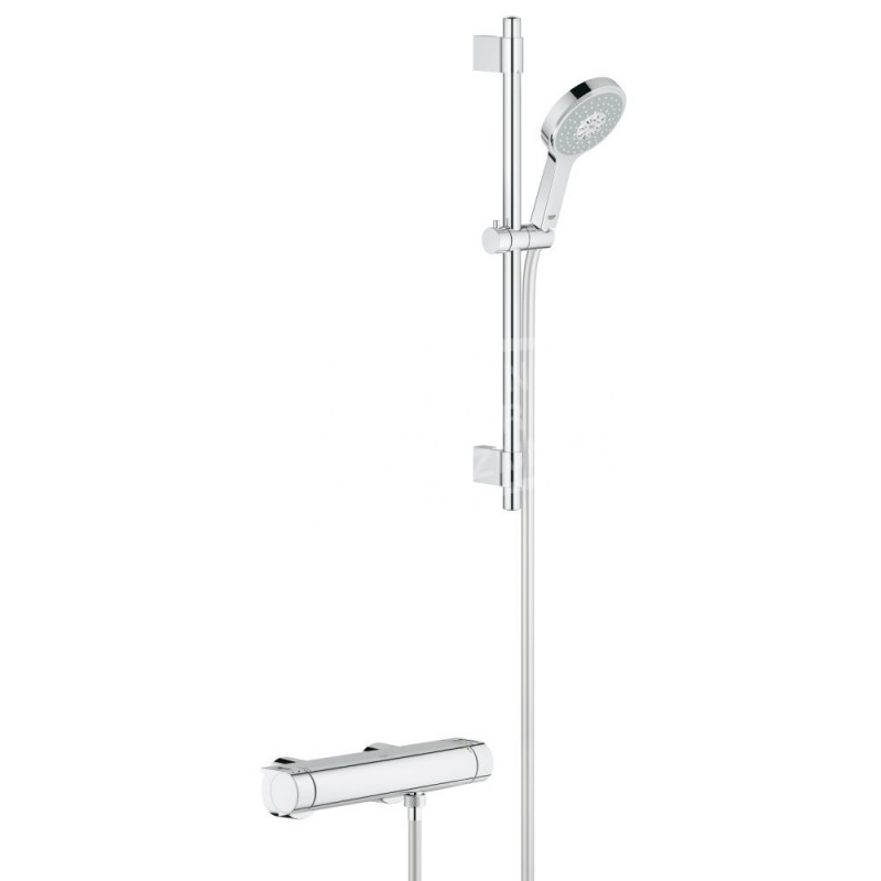 Grohe New Grohtherm 2000 thermostatisch (douche) opbouw douchecombinatie set chroom 34281001