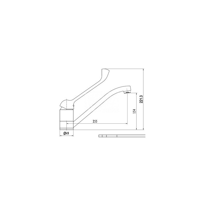 Outlet - Hansa Hansatwist XL 1-gats Wastafelkraan Met Gesloten Hendel Zonderwaste Met Vaste Uitloop 12 3cm Chroom Outlet - Hansa Hansatwist XL 1-gats Wastafelkraan Met Gesloten Hendel Zonderwaste Met Vaste Uitloop 12 3cm Chroom