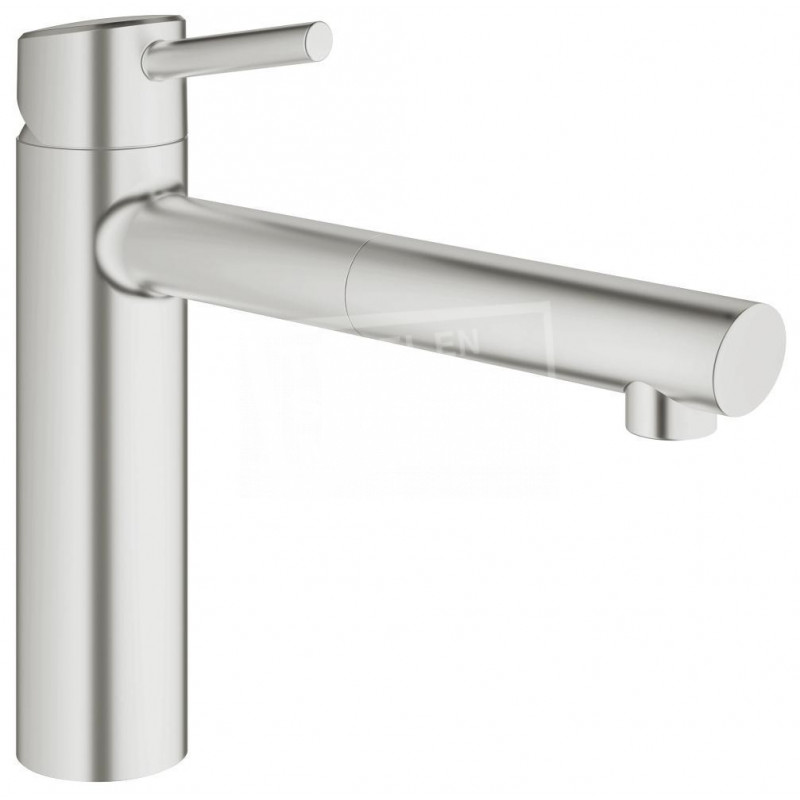 Grohe Concetto keukenkraan met uittrekbare kraanuitloop supersteel 31129DC1