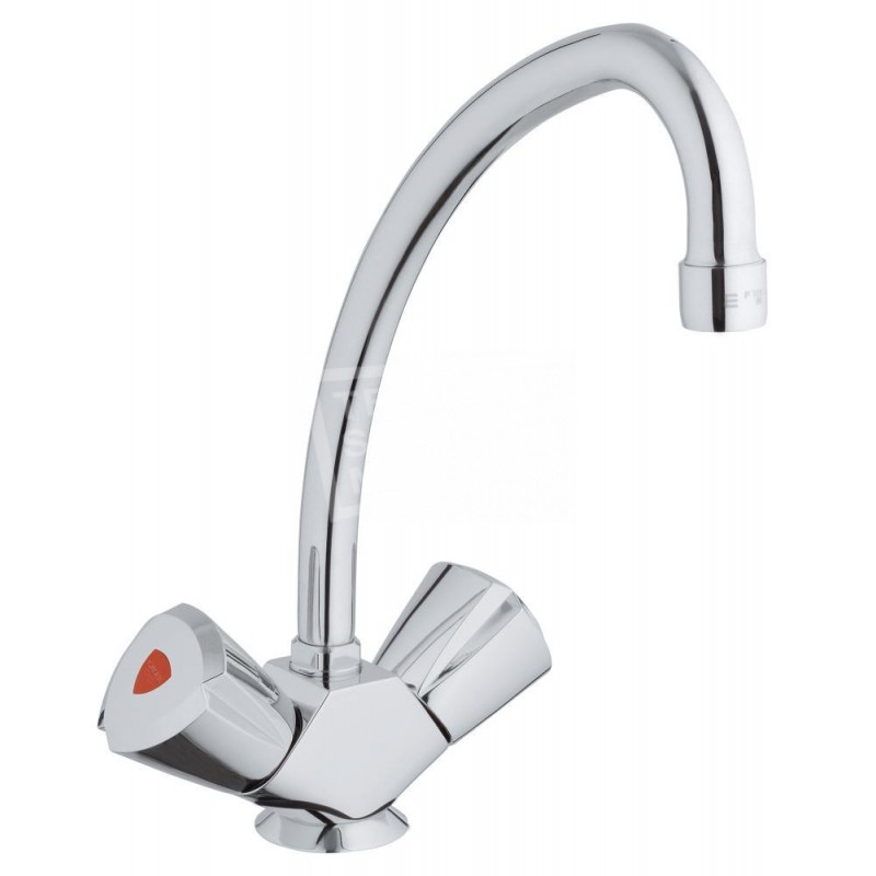 Grohe Costa Trend keukenmengkraan tweeknops chroom 31072000