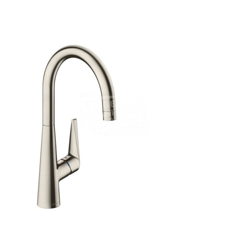 HANSGROHE TALIS S Rvs look keukenkraan 260 met draaibare uitloop 72810800