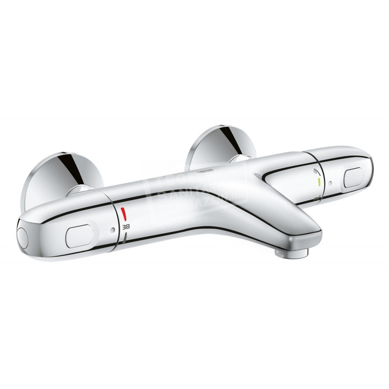 GROHE GROHTHERM 1000 NEW badthermostaat hoh 15 cm. met kopp. CHROOM (34155003)