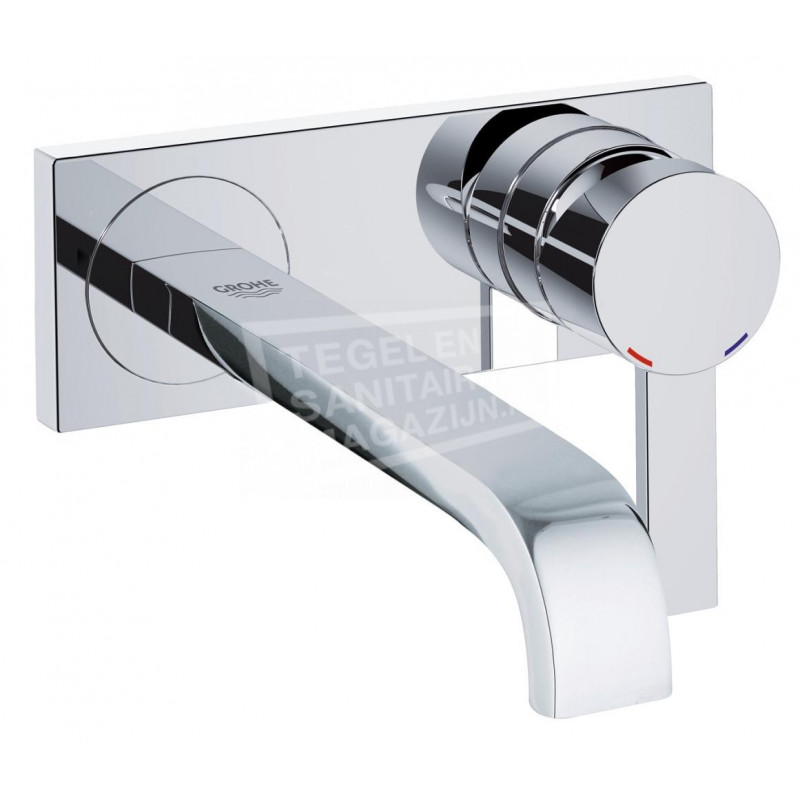 Grohe Allure afbouwdeel 2-gats wandinbouw wastafelmengkraan chroom 19386000