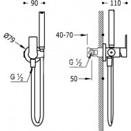 CLASS-TRES INBOUW THERMOSTAAT