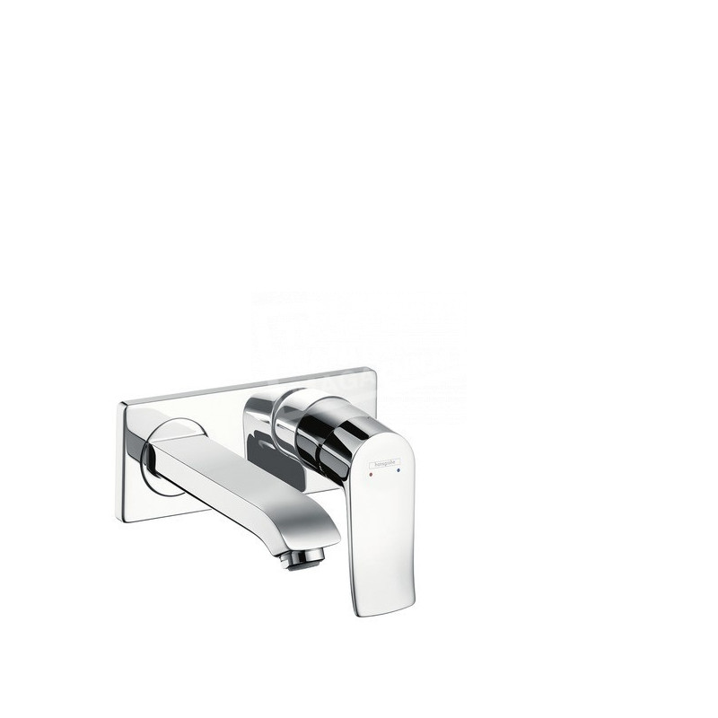 Hansgrohe Metris inbouw wand wastafelkraan met uitloop 17,7 cm, chroom