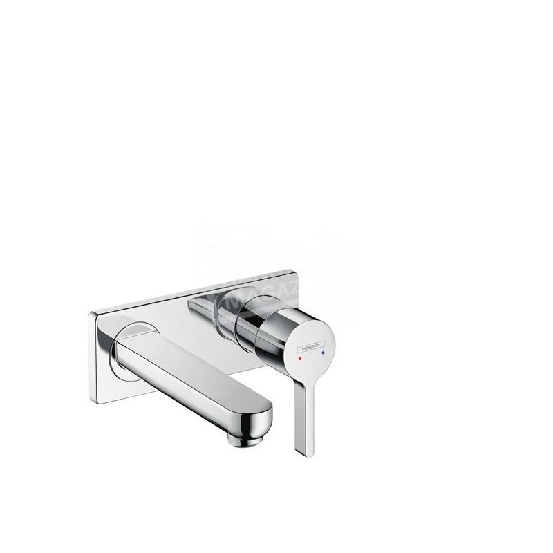 Hansgrohe Metris S afbouwdeel eengreeps wastafelkraan inbouw 165 mm 31162000