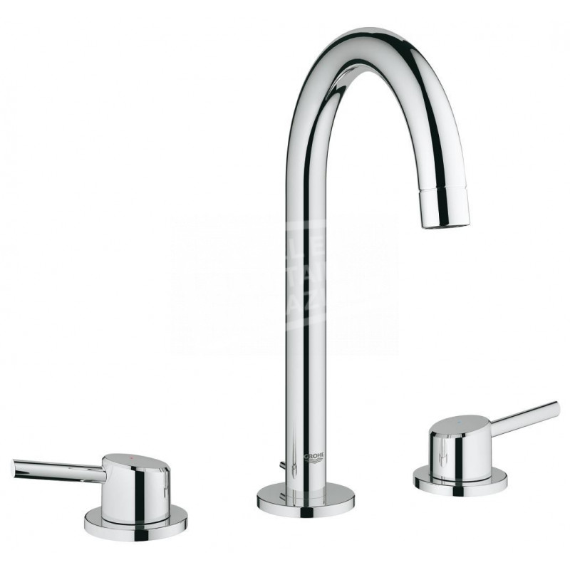 Grohe Concetto driegats wastafelkraan chroom L-Size 20216001