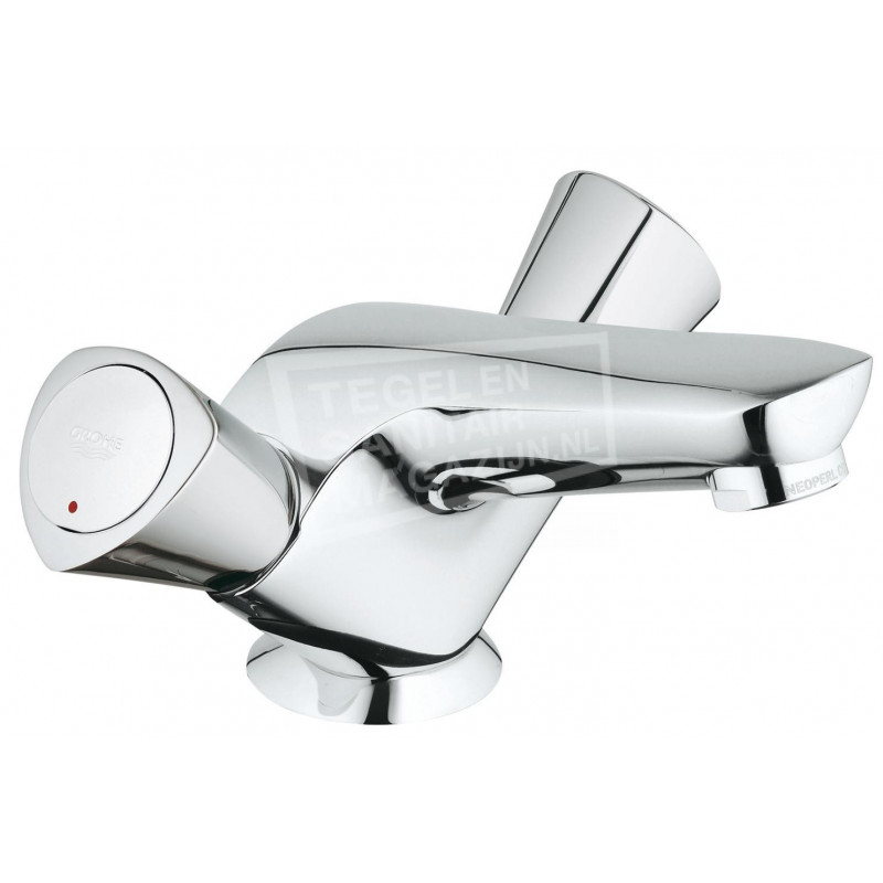 Grohe Costa wastafelmengkraan waste-inrichting chroom 21255001