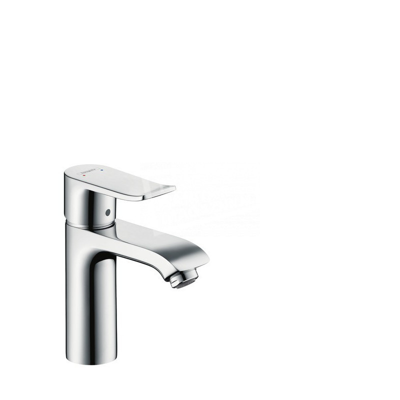 Hansgrohe Metris wastafelkraan met waste, chroom