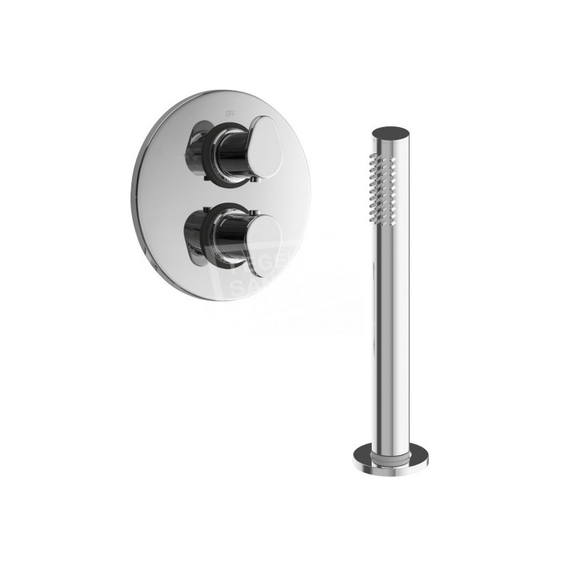 Beterbad Pure Cinca thermostatische inbouw badkraan met handdouche CN5321