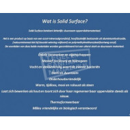 Best Design New Stone Vrijstaand Bad 180x85x52 cm Zwart Solid Surface