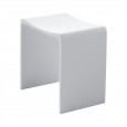 Wiesbaden Solid Surface Douchezitje 40x30x42.5 cm Wit Mat Solid Surface
