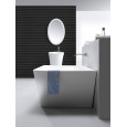 Wiesbaden Solid Surface Vrijstaand Bad 179x84.5x57.5 cm Wit Mat Solid Surface