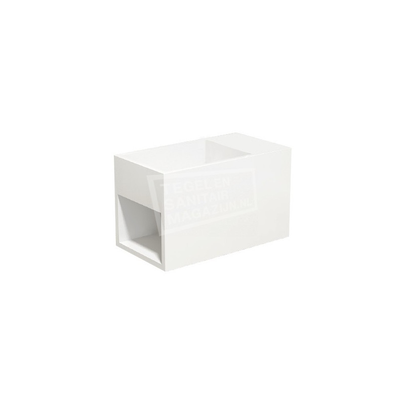 Best Design Just Solid Fontein 33x18x20,5 cm zonder kraangaten Wit Mat Solid Surface