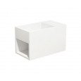 Best Design Just Solid Fontein 33x18x20,5 cm zonder kraangaten Wit Mat Solid Surface