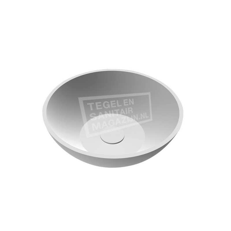 Best Design Just Solid Waskom 38x14.5 cm Wit Glans Solid Surface Best Design Just Solid Waskom 38x14.5 cm Wit Glans Solid Surface