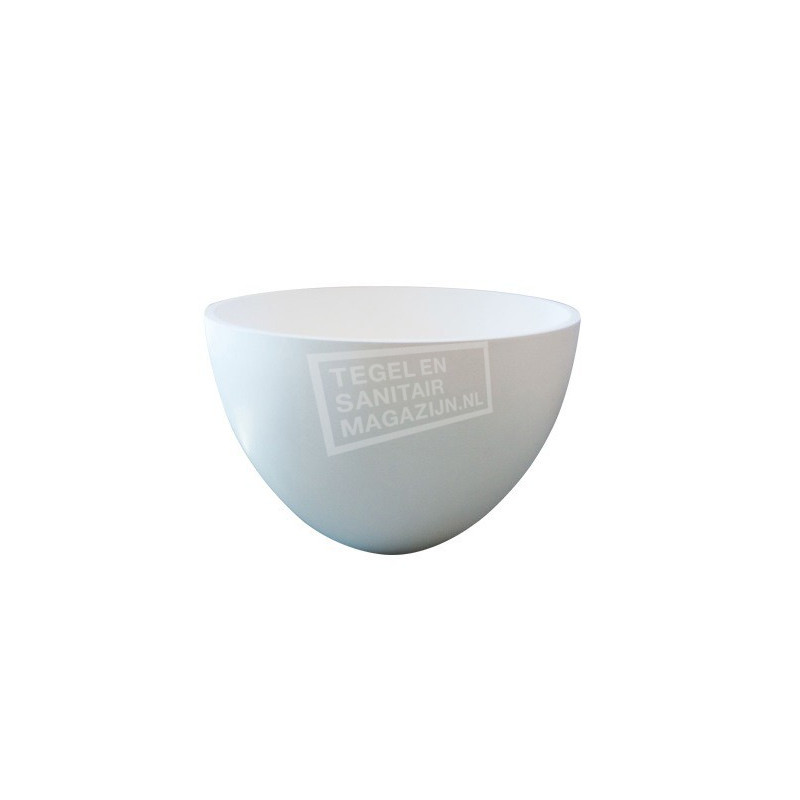Best Design Just Solid Waskom 42x26 cm Wit Glans Solid Surface Best Design Just Solid Waskom 42x26 cm Wit Glans Solid Surface