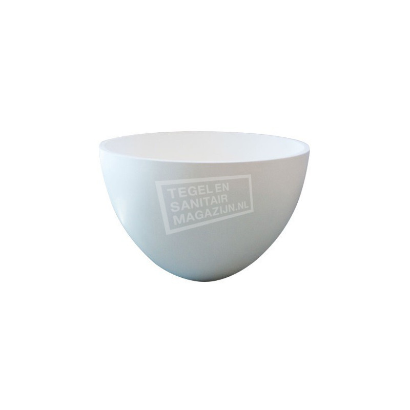 Best Design Just Solid Waskom 48x30 cm Wit Glans Solid Surface Best Design Just Solid Waskom 48x30 cm Wit Glans Solid Surface