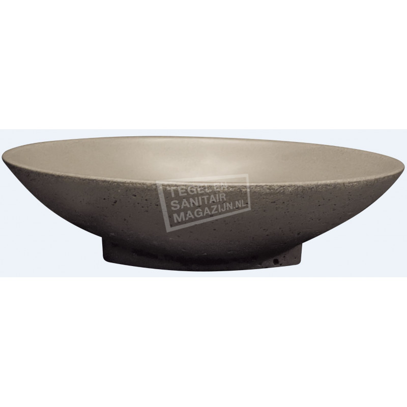 Best Design Aquastone Waskom 52x38x14 cm Lava Steen Best Design Aquastone Waskom 52x38x14 cm Lava Steen